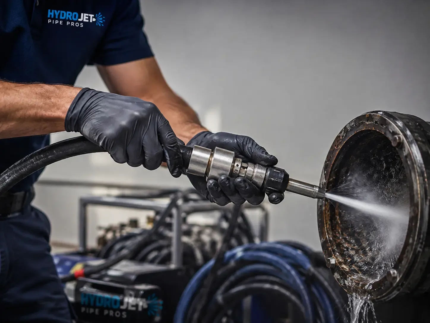 Hydro Jet Pipe Descaling in Brisbane, CA